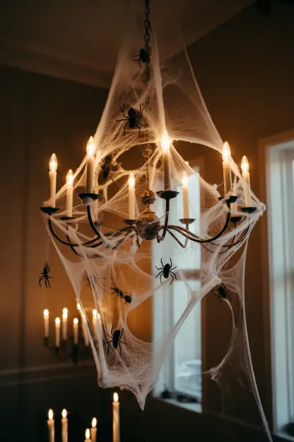 Cobwebbed Chandeliers