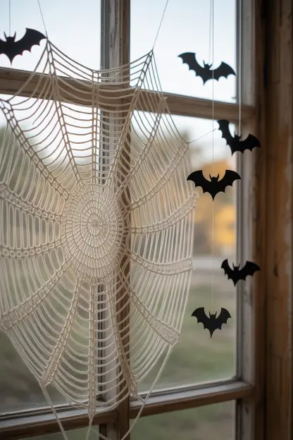 Crochet Spider Webs