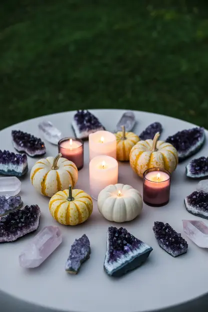 Crystal and Stone Display