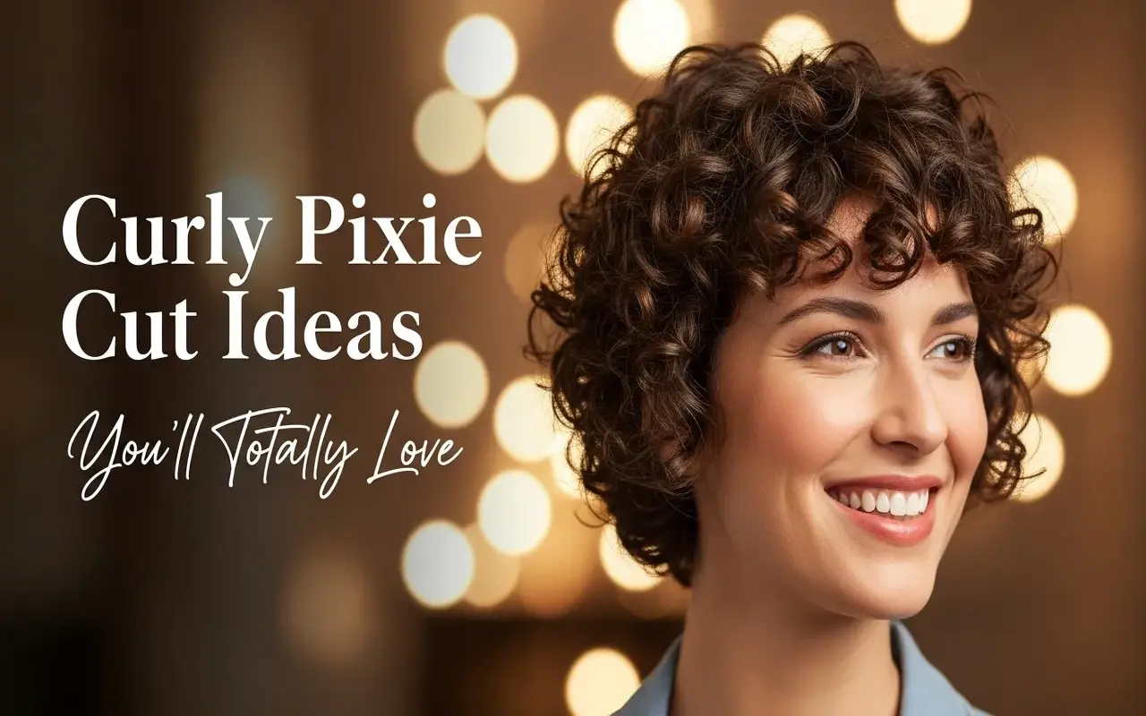 Curly Pixie Cut