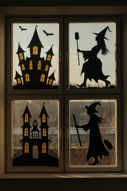 DIY Spooky Silhouettes
