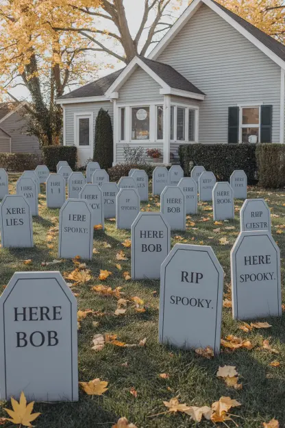 DIY Tombstones