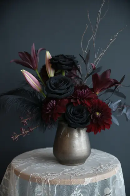 Dark Floral Arrangements