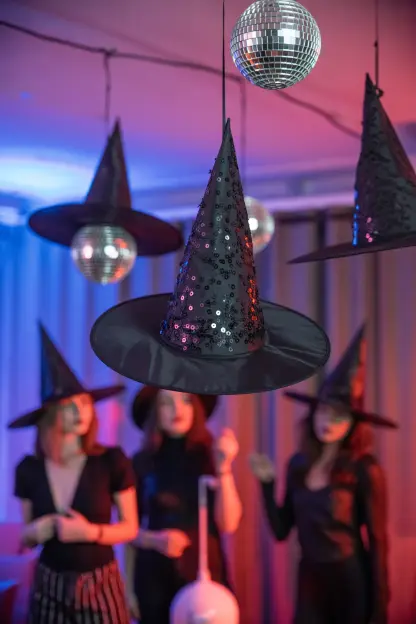 Disco Witch Hats
