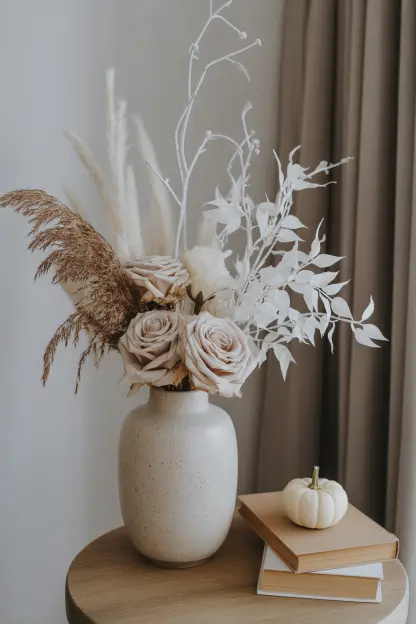 Dried Flowers in Neutral Shades