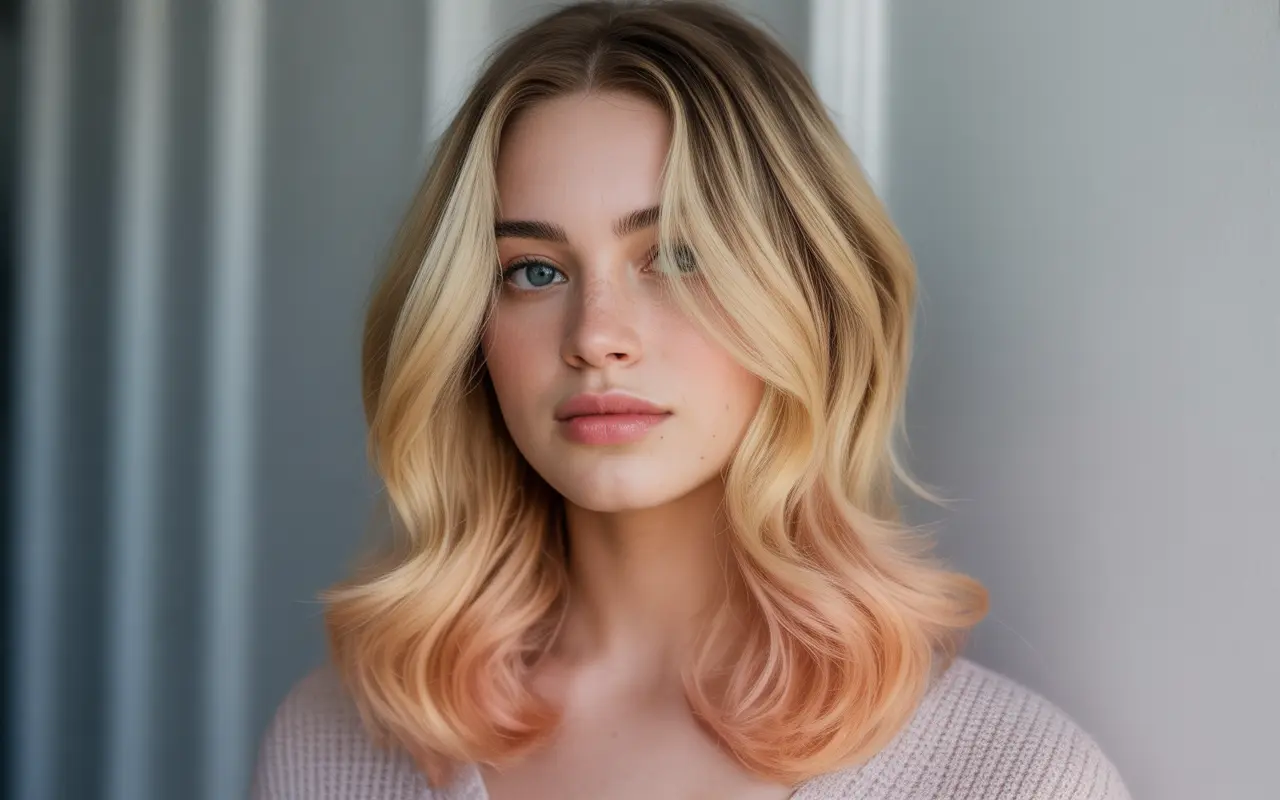 Fancy Dip Dye Hair Color Ideas