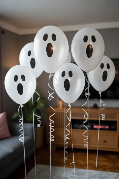 Floating Ghost Balloons