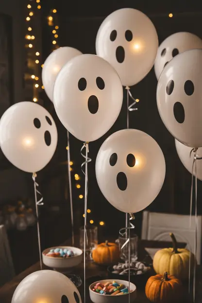 Floating Ghost Balloons