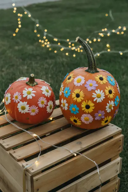 Flower Power Pumpkins
