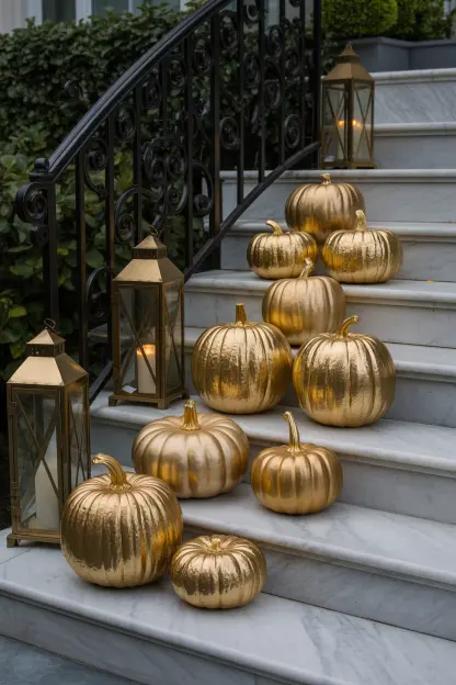 Gilded Pumpkins