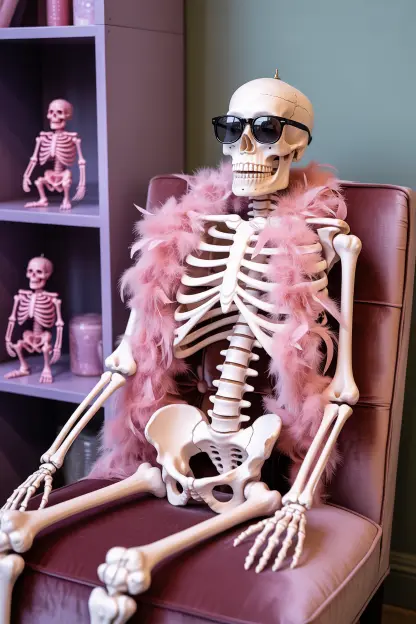 Glam Pink Skeletons