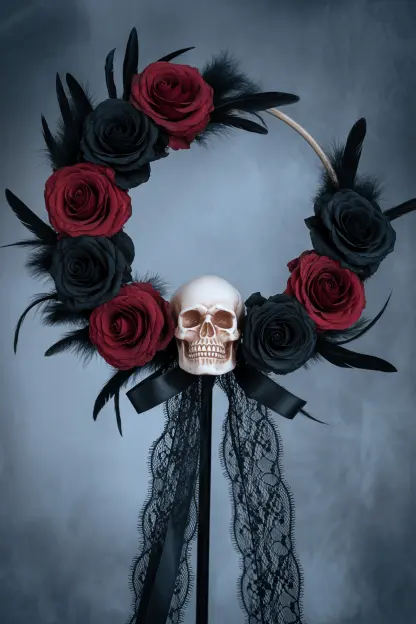 Gothic Rose Wreath