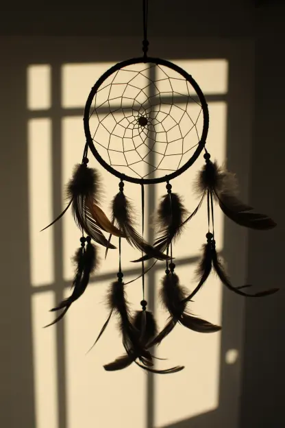 Hang Dreamcatchers with Dark Colors