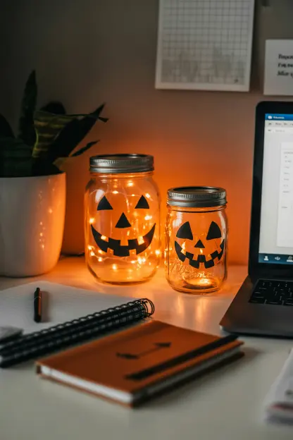 Jack-o’-Lantern Jars