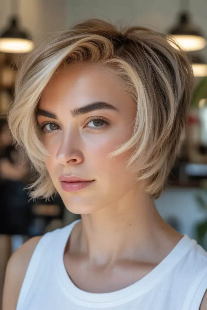 Kitty Cut with Face-Framing Layers