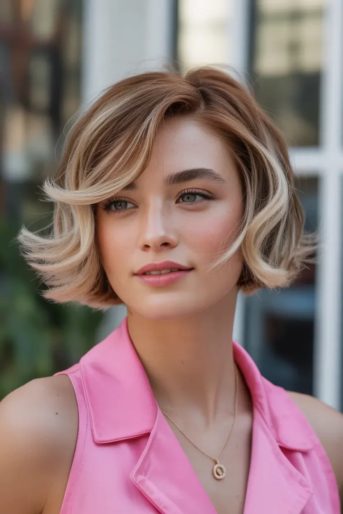 Kitty Cut with Flipped-Out Ends