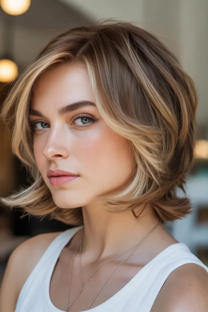 Kitty Cut with Subtle Highlights