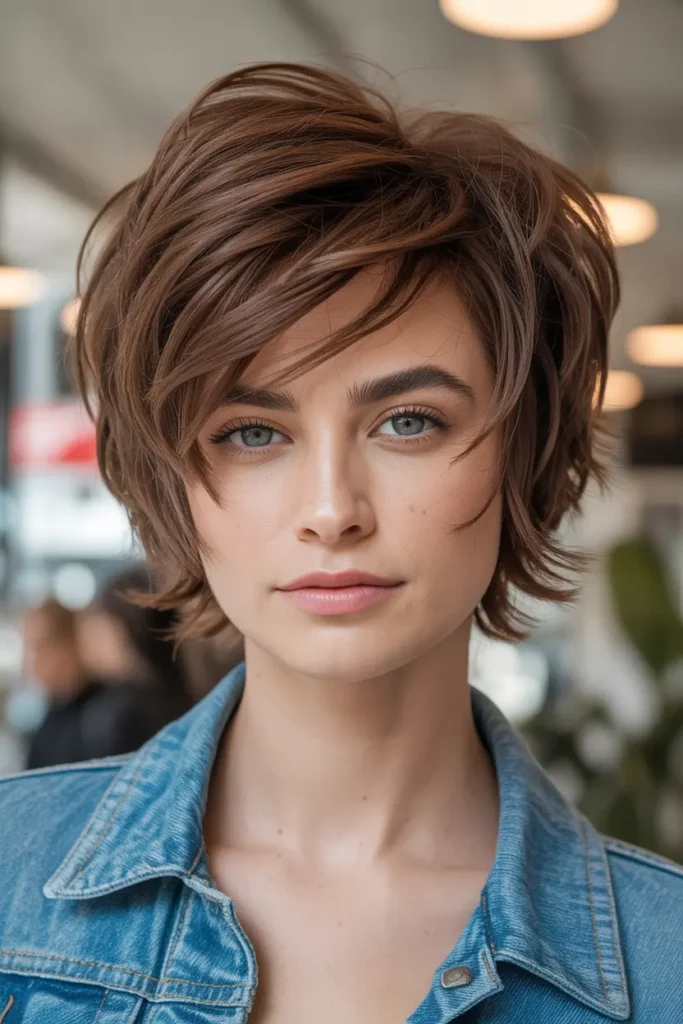 Kitty Cut with Textured Layers