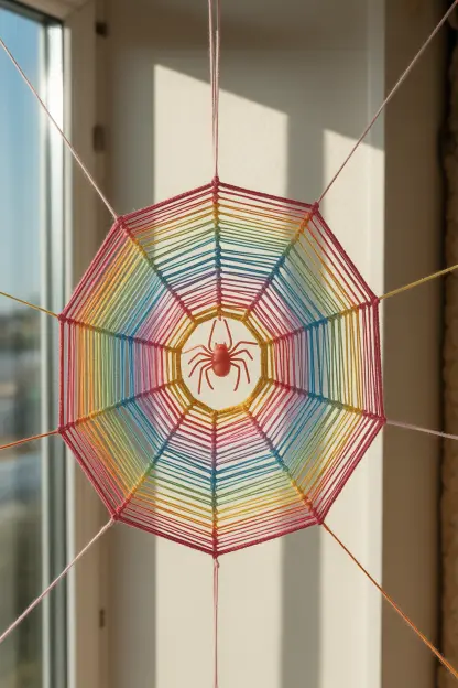 Macramé Spider Webs