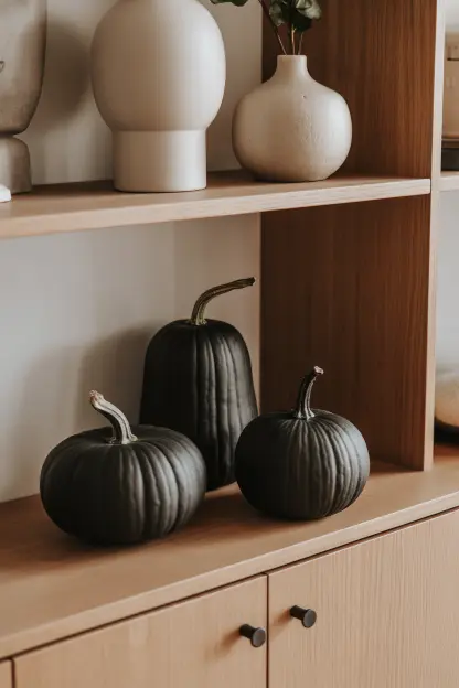 Matte Black Pumpkins