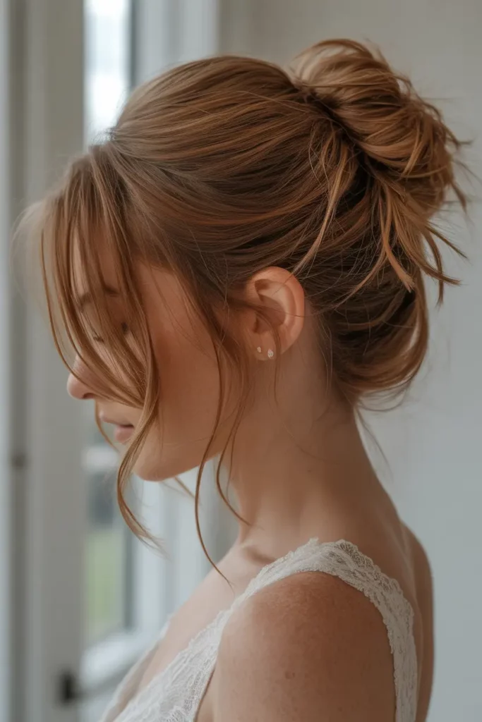 Messy Bun Hairstyles for Bridesmaids