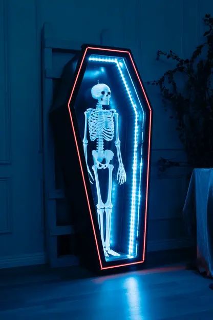 Neon Coffin Cutouts