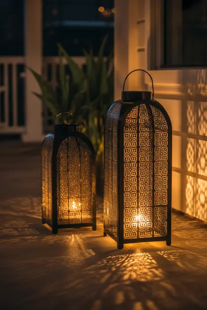 Ornate Candle Lanterns