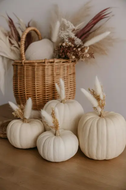Pampas Grass Pumpkins