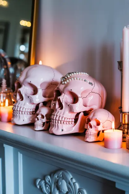 Pastel Skull Decorations