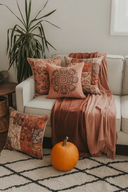 Patchwork Pillows and Throws