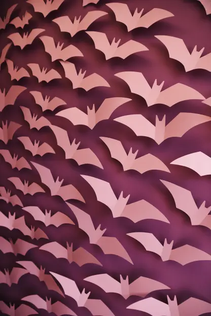 Pink Bats on the Wall