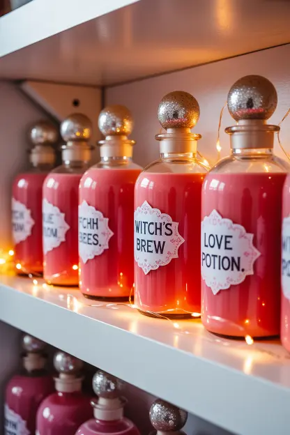Pink Potion Bottles