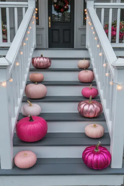 Pink Pumpkins Everywhere