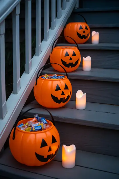 Plastic Pumpkin Buckets