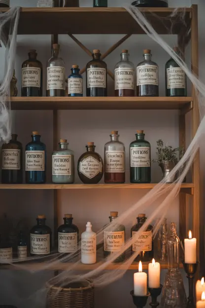 Potion Bottles and Apothecary Jars
