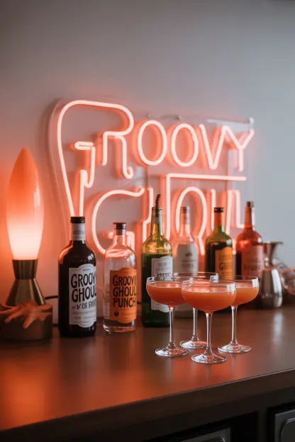 Psychedelic Bar Setup