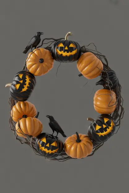 Pumpkin Patch Wreath