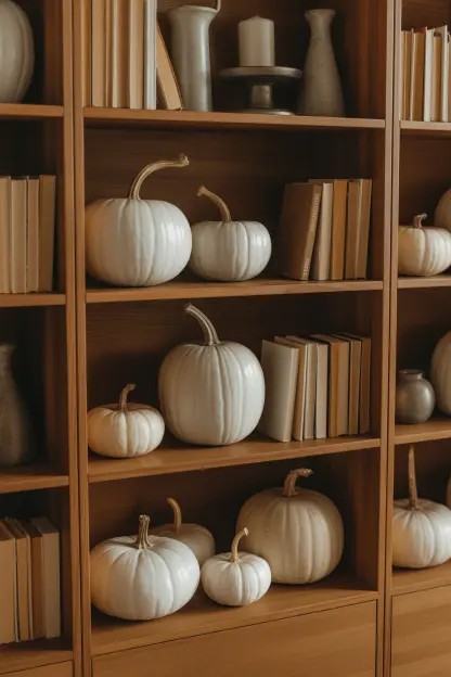Pumpkin Shelf Display
