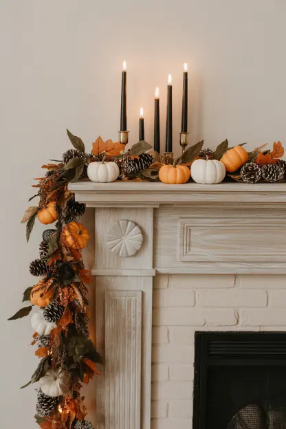 Pumpkin and Leaf Garlands