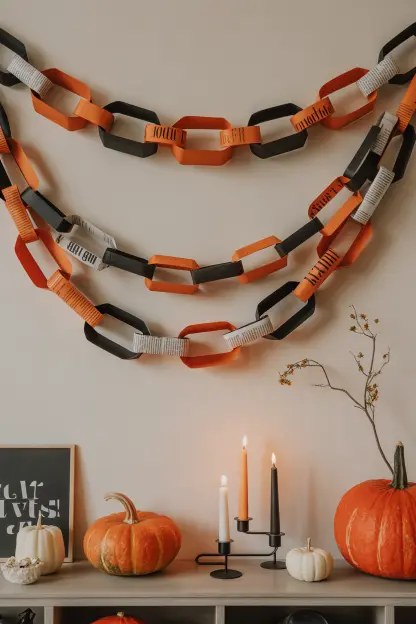 Recycled Paper Chains