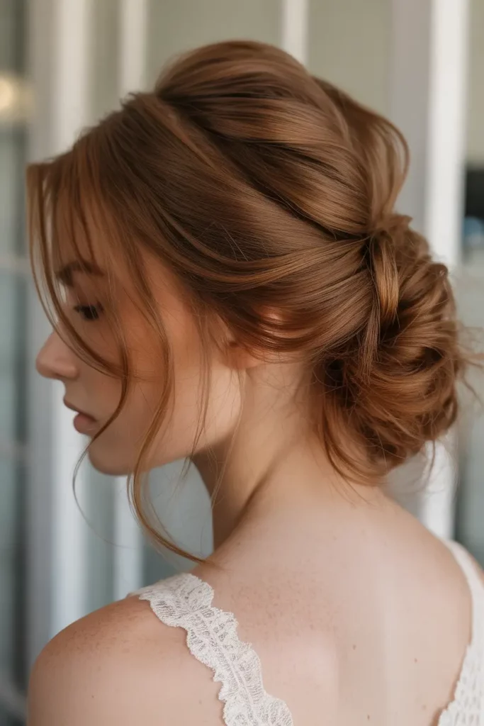 Romantic Chestnut Updo