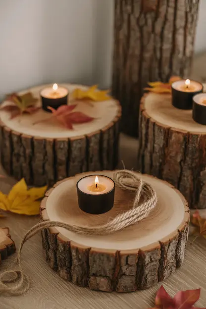 Rustic Candle Holders