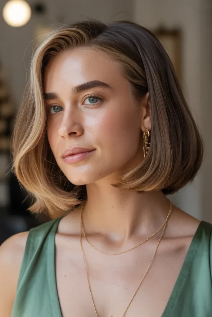 Shoulder Length Old Money Bob