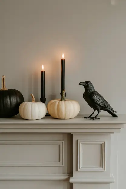 Simple Mantel Decor