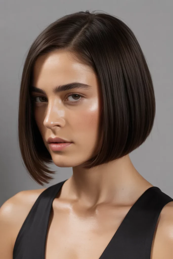 Sleek Straight Old Money Bob