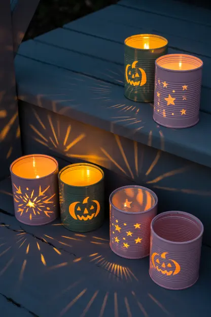 Tin Can Lanterns