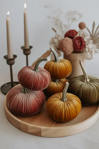 Velvet Pumpkins