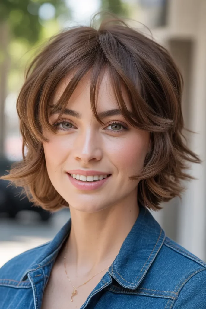 Wispy Bangs with Layers