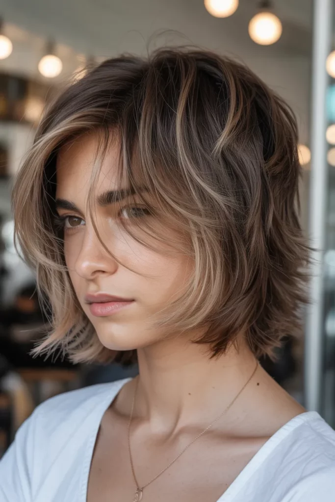 Wolf Cut with Highlights