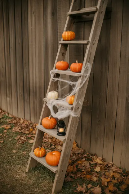 Wooden Ladder Display
